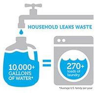 Household Leaks Waste