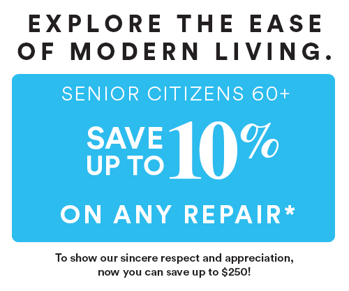 Senior Citizen Discount – Up to 10% Off Any Repair